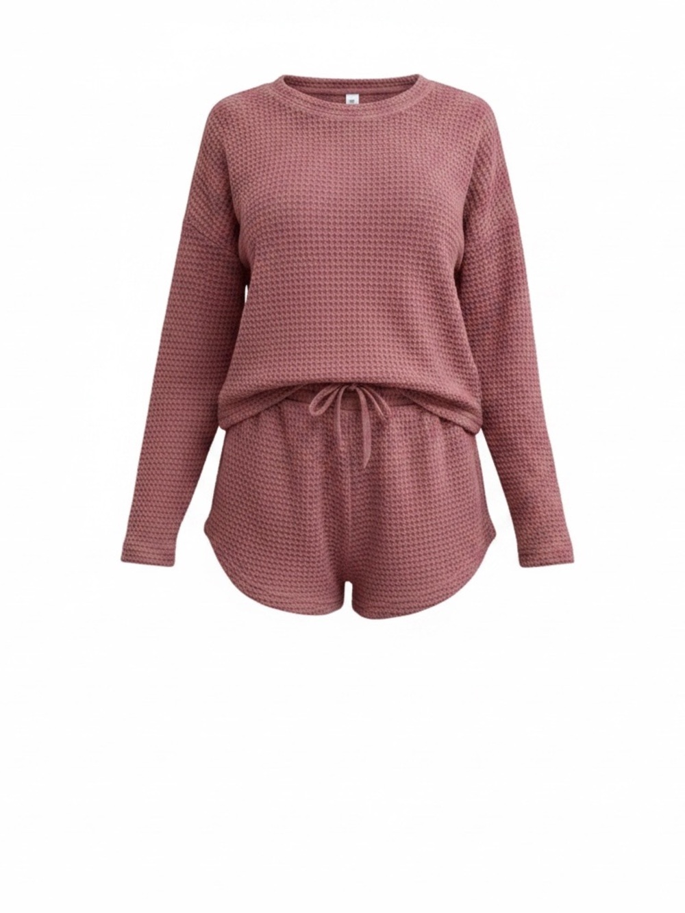 Waffle Knit Lounge Set— Various Colors Available - Picture 8 of 10